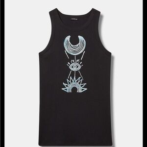 Torrid high neck sun/ moon tank